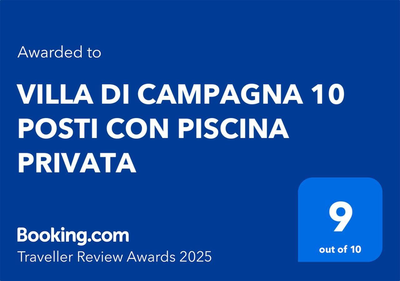 Villa Di Campagna 10 Posti Con Piscina Privata 카스텔리나마르티마 외부 사진